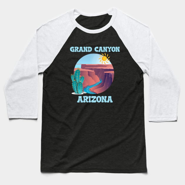 GRAND CANYON - ARIZONA Baseball T-Shirt by nurkaymazdesing